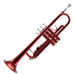 Sky Band Approved Wine Red Lacquer Brass Bb Trumpet with Case